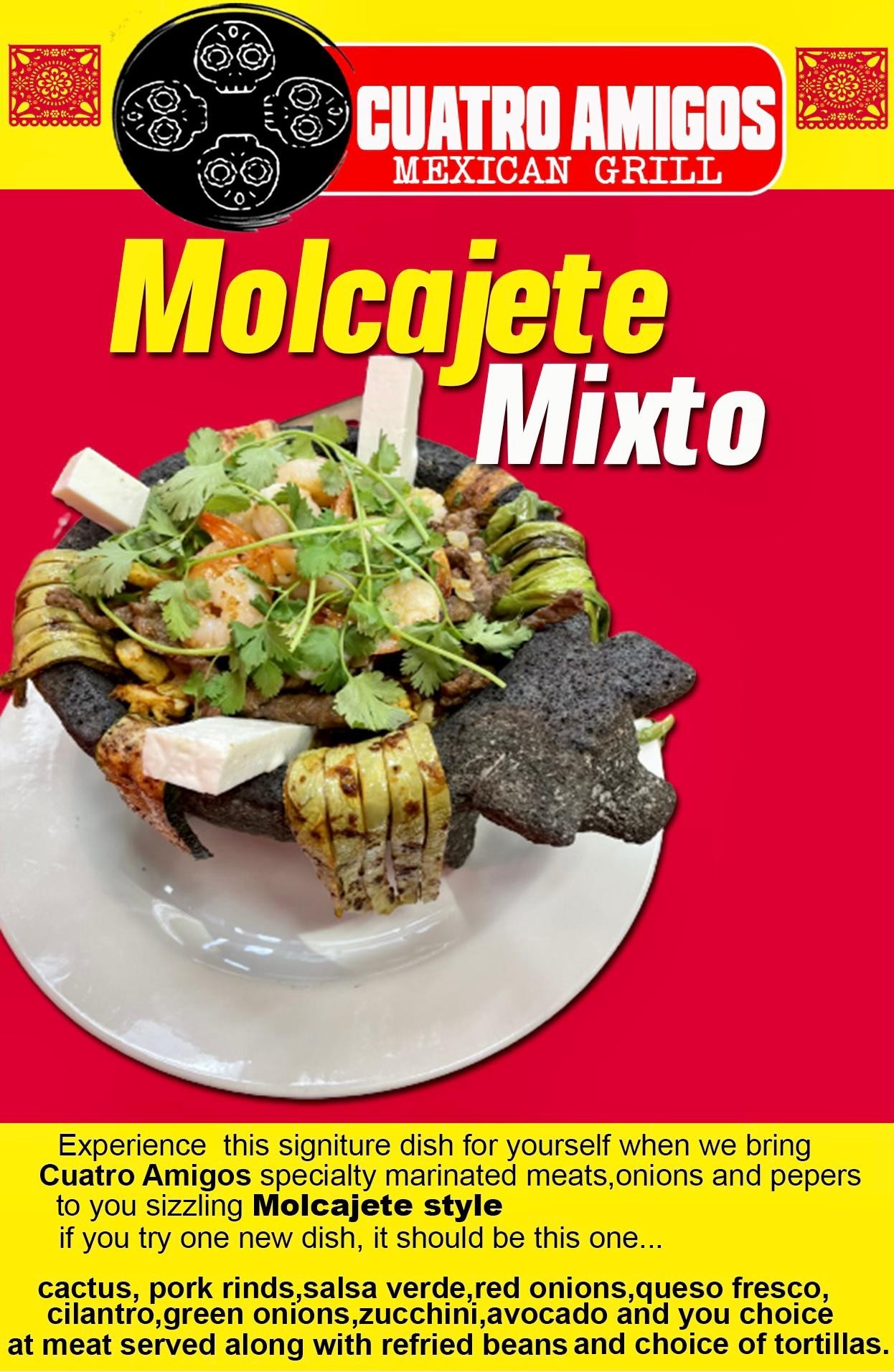 Molcajete-For One Peron (Meat Only)