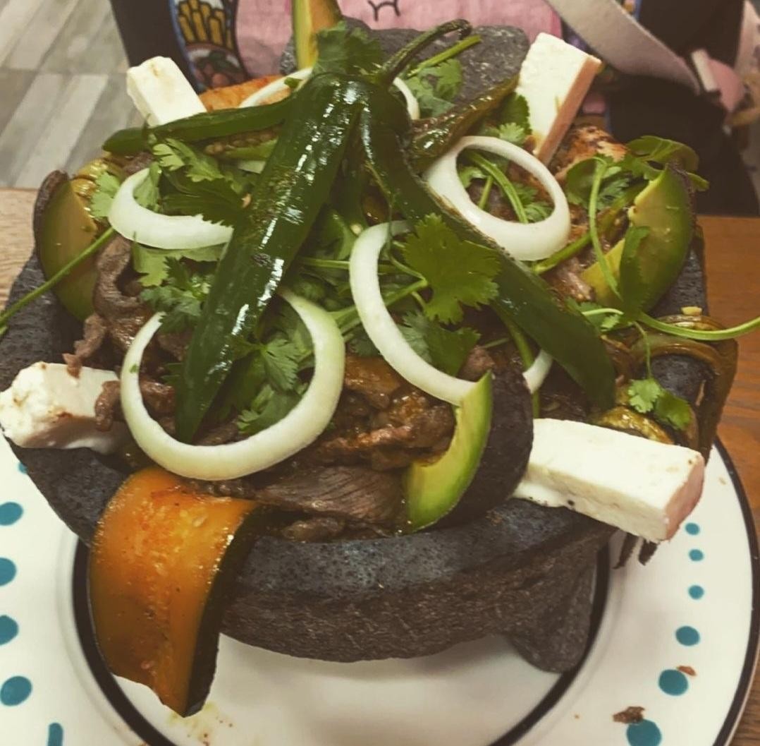 Molcajete-For One Peron W/Seafood