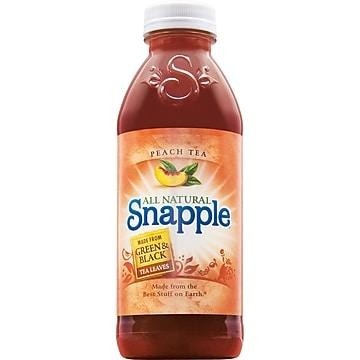 Snapple Peach Iced Tea, 20 Oz. Bottles, 24/Pack (10000562)