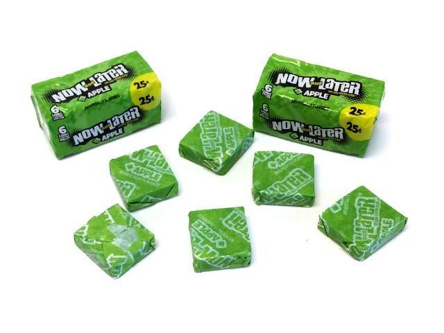 Now & Later - Apple - 0.93 Oz Pkg - 6-pack