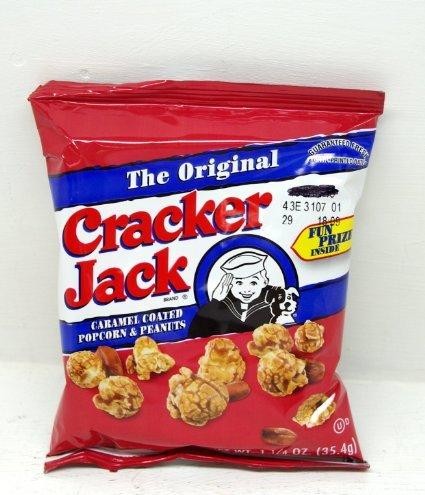 Frito Lay Cracker Jack Popcorn & Peanuts  1.25 Oz