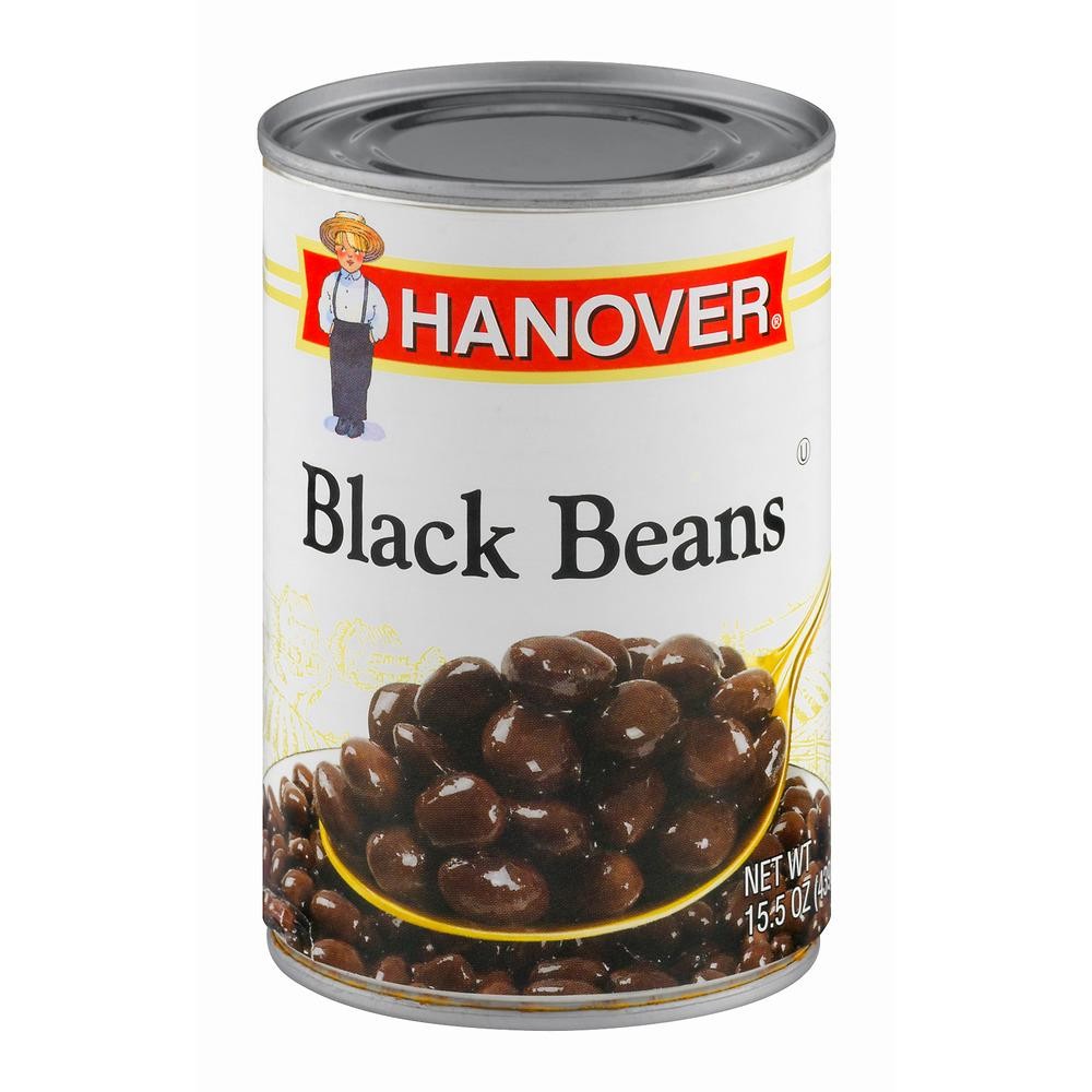 Hanover Black Beans, 15.5 OZ