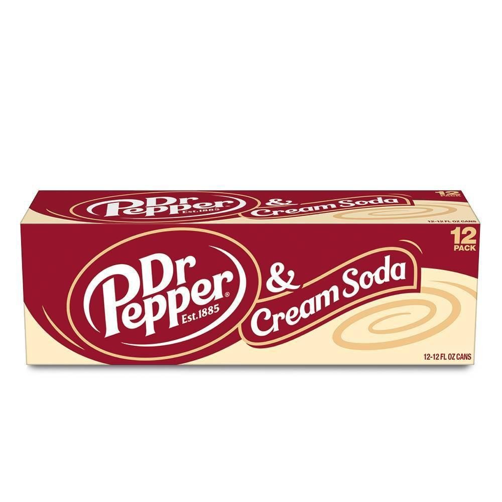 Dr Pepper Cream Soda - 12pk/12 Fl Oz Cans