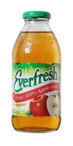 Everfresh Pure 100% Apple Juice - 16 Fl Oz Glass Bottle