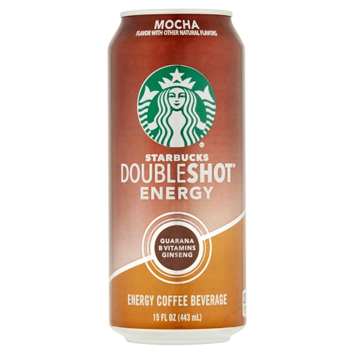 Starbucks Doubleshot Premium Energy Coffee Drink Mocha - 15.0 Fl Oz