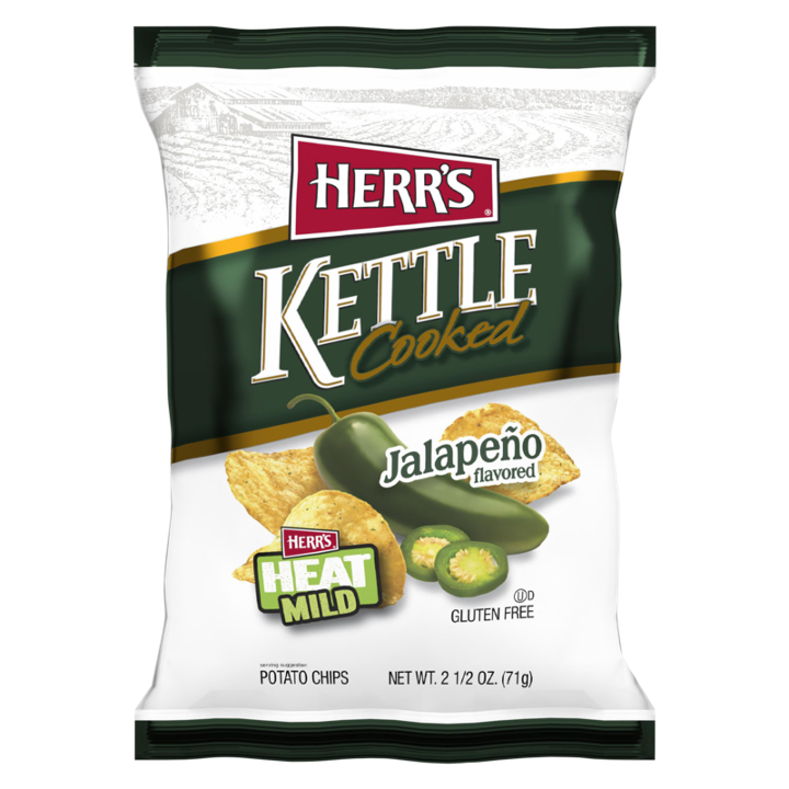 Herr's Jalapeno Kettle Chips 2.5oz