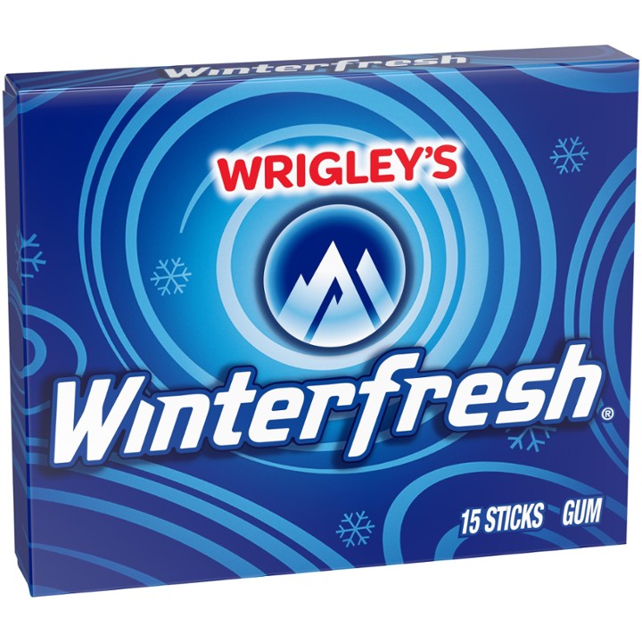 Wrigley S  Winterfresh  Chewing Gum  15 Piece Single Pack