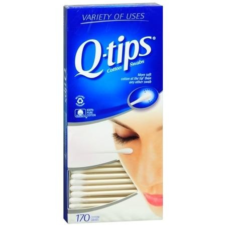Q-tips Cotton Swabs - 170.0 Ea