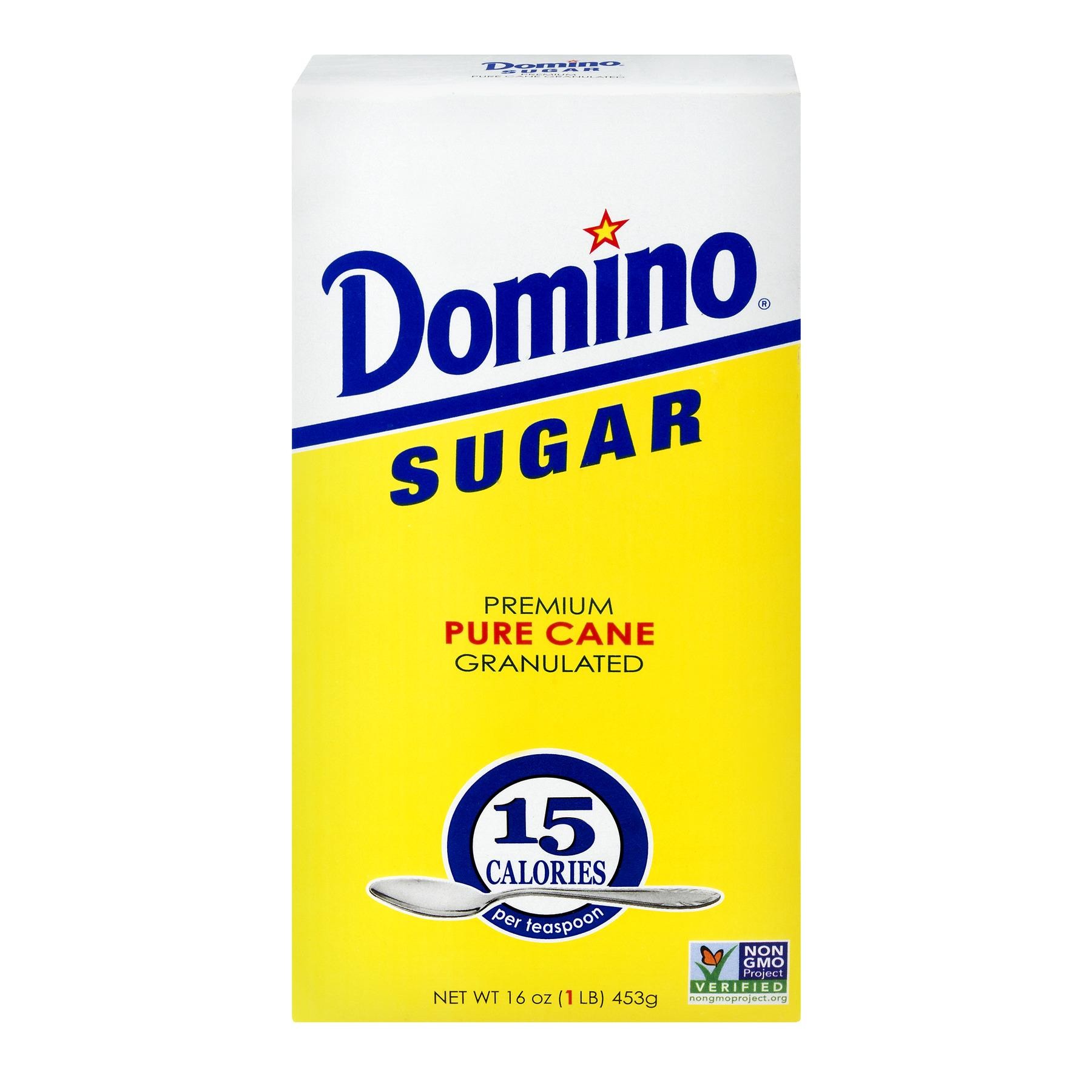 Domino Pure Cane Granulated White Sugar - 1 Lb