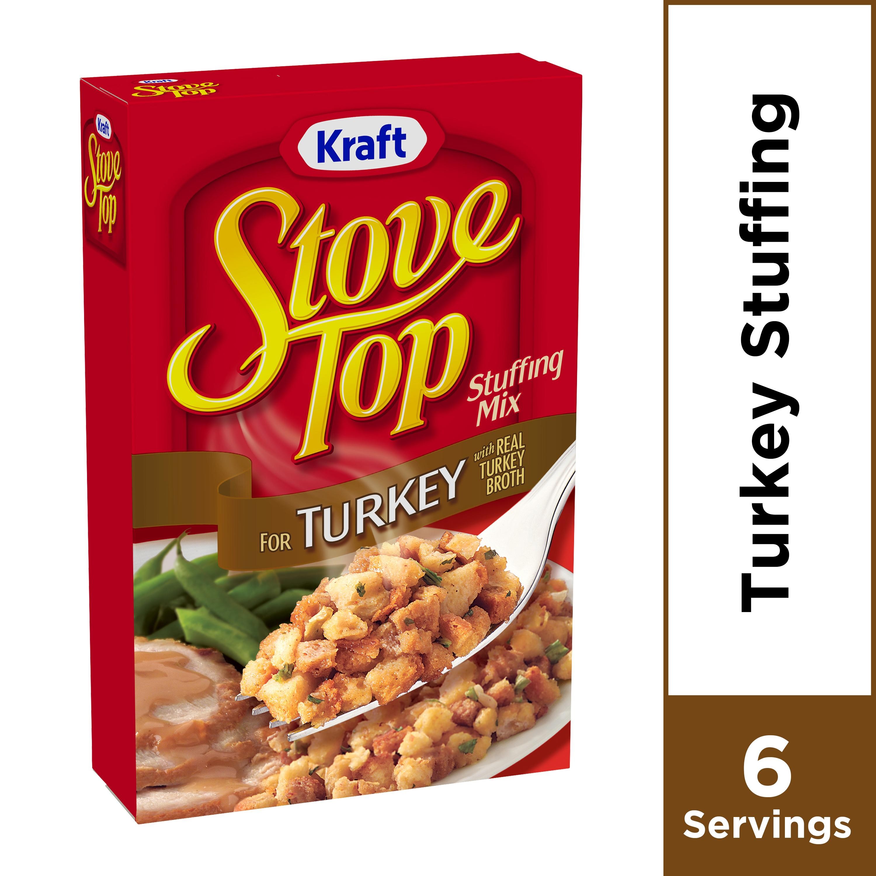 Stove Top Turkey Stuffing Mix Side Dish  6 Oz Box