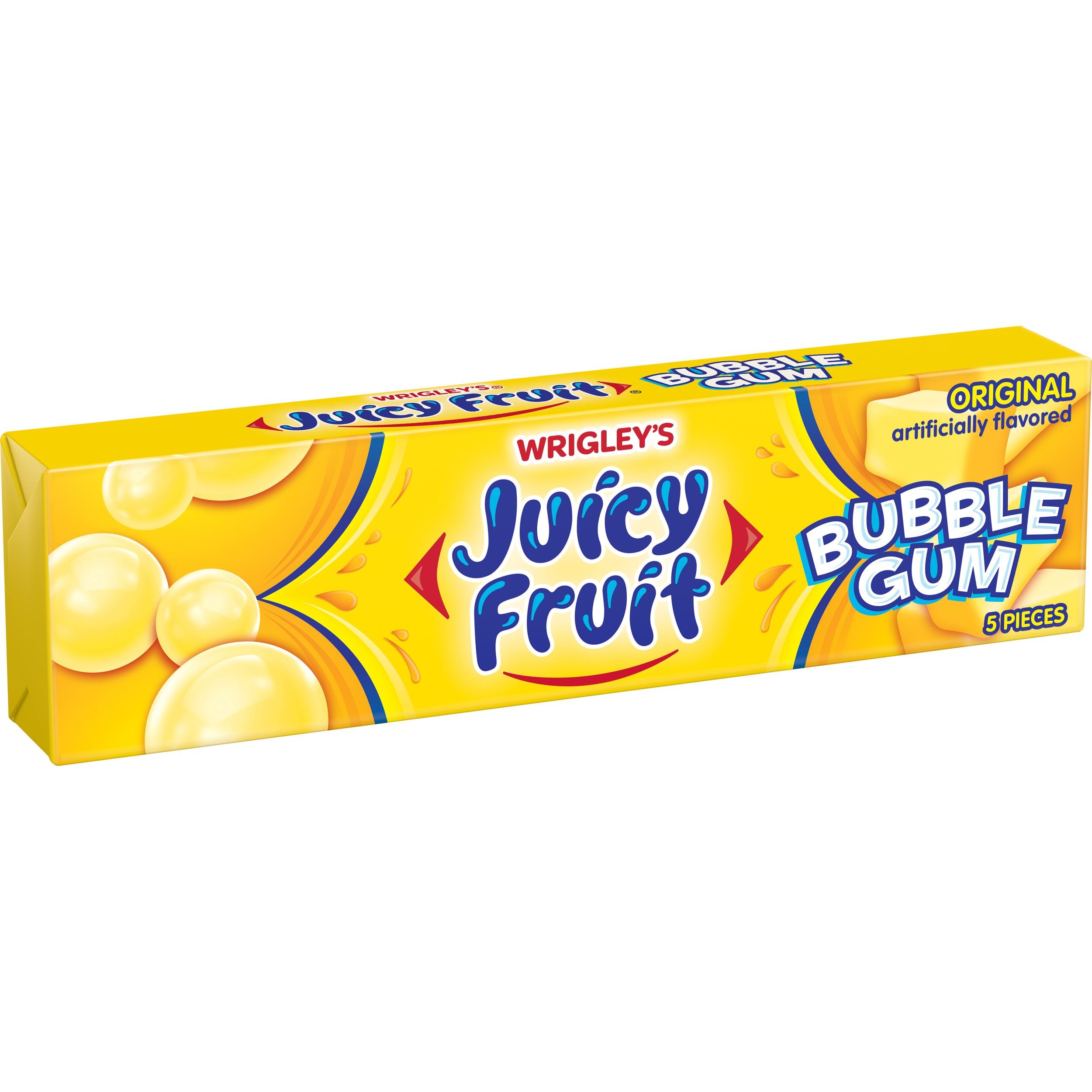 Juicy Fruit Original Bubble Gum - 5 Ct