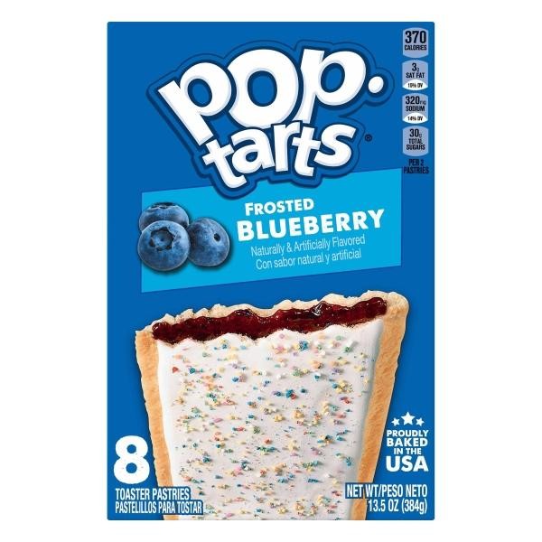 Pop-Tarts Frosted Blueberry Toaster Pastries, 4 Pack