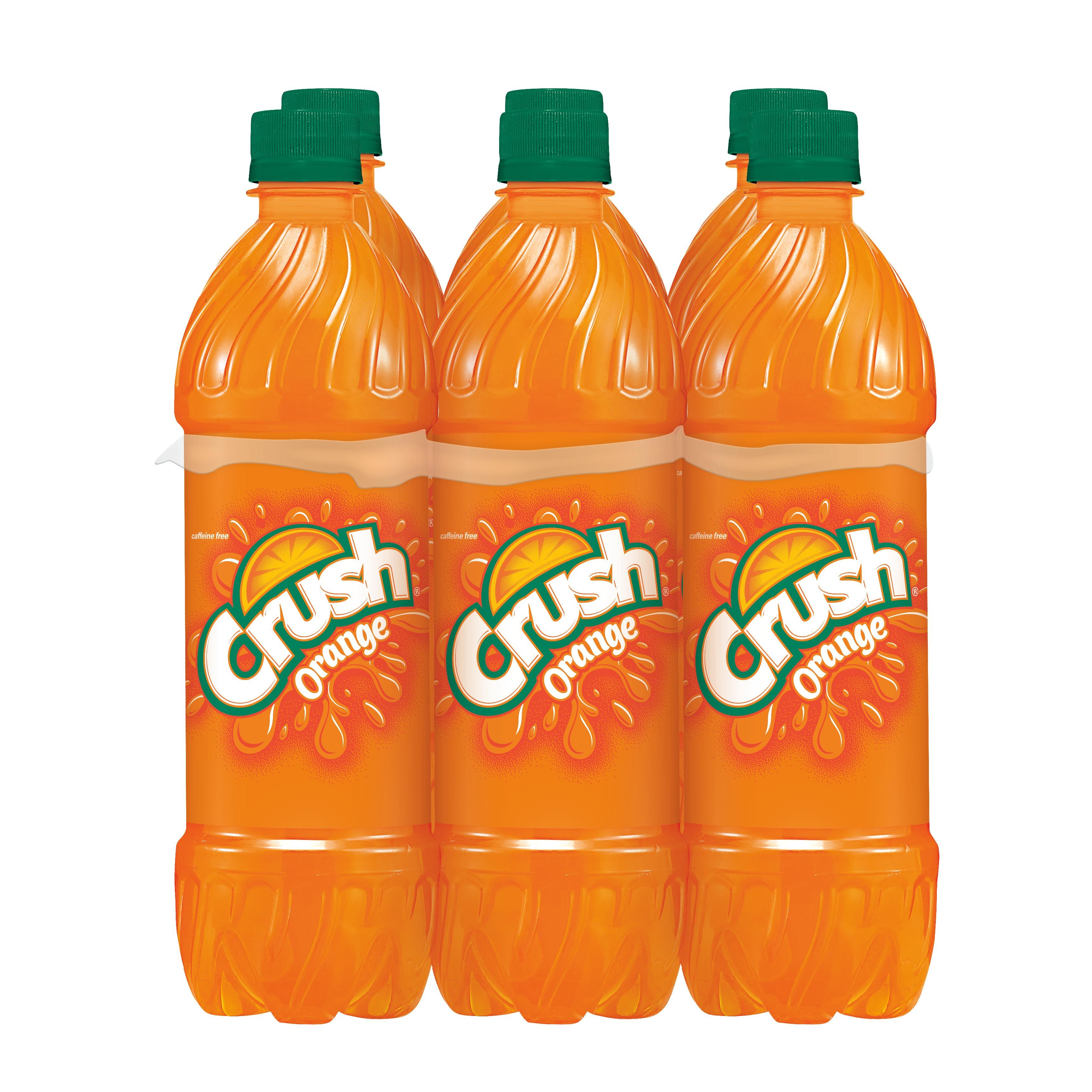 Crush Orange Soda  .5 L Bottles  6 Pack