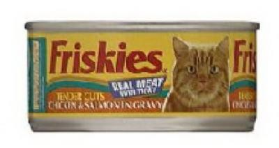 Friskies Prime Filets Chicken Gravy Wet Cat Food  5.5 Oz Can