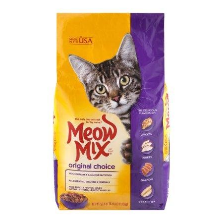 Meow Mix Original Choice Dry Cat Food  3.15-Pound Bag