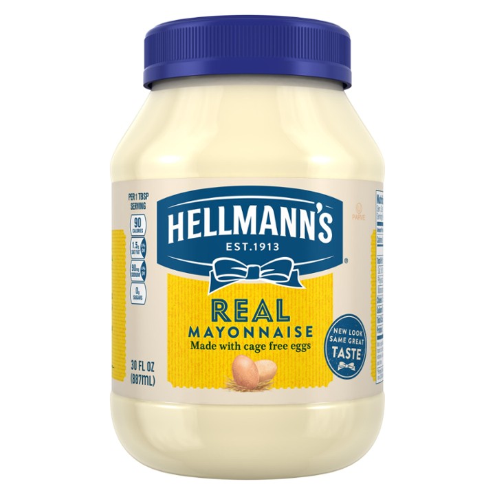 Hellmann S Real Mayonnaise Condiment Real Mayo Gluten Free  Made with 100% Cage-Free Eggs 30 Oz