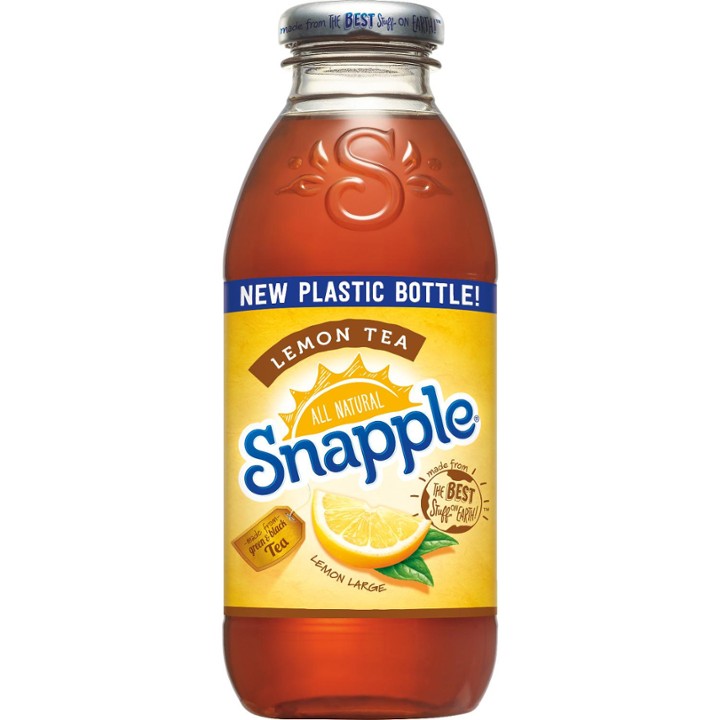 Snapple Lemon Tea  16 Fl Oz Recycled Plastic Bottle