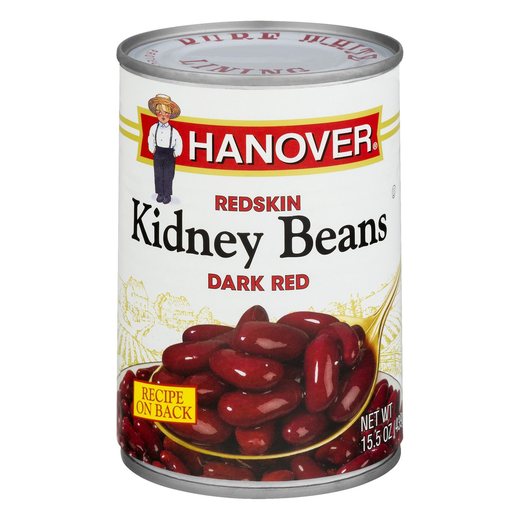 Hanover Redskin Kidney Beans Dark Red, 15.5 OZ