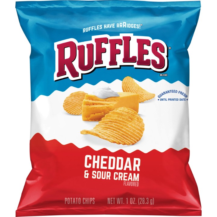 Ruffles 1 Oz Cheddar Sour Cream Chips