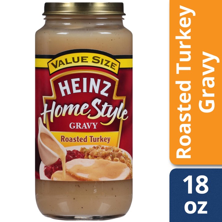 Heinz HomeStyle Turkey Gravy Value Size  18 Oz Jar