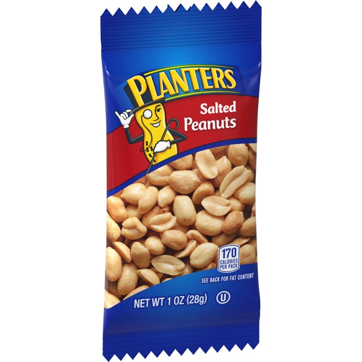 Planters Salted Peanuts, 1.0 Oz Bag