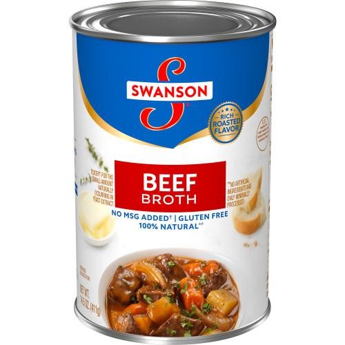 Swanson 100% Natural Beef Broth, 14.5 Oz Can