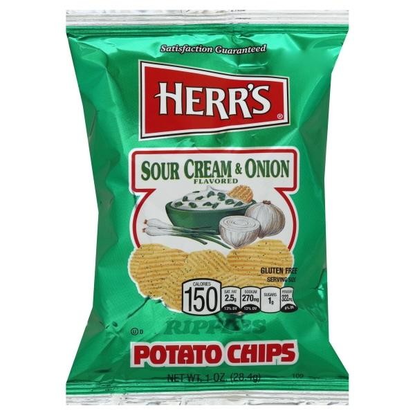 Herr Foods Herrs Potato Chips  1 Oz