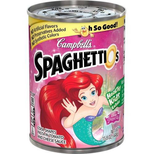 Campbell's SpaghettiOs Disney Princesses Shaped Pasta, 15.8 Oz.
