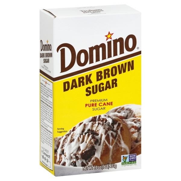 (4 Pack) Domino Dark Brown Sugar Pure Cane Sugar, 16.0 OZ