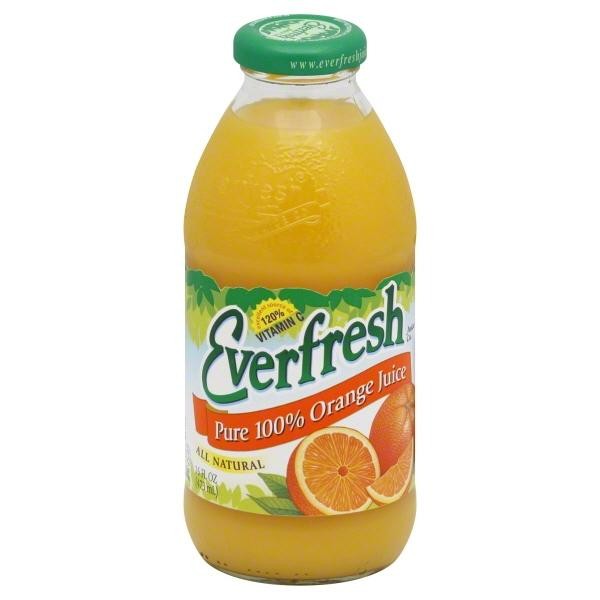 Everfresh 100% Orange Juice, 16 Fl. Oz.