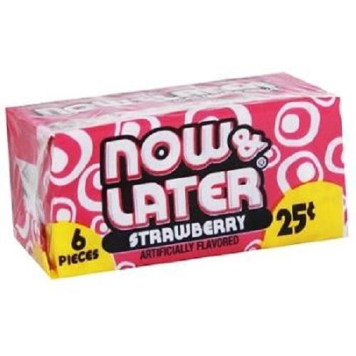 Now & Later - Strawberry - 0.93 Oz Pkg - 6-pack