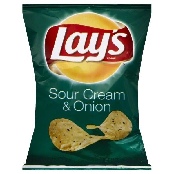 Lay’s® Sour Cream & Onion Potato Chips 1 Oz. Bag