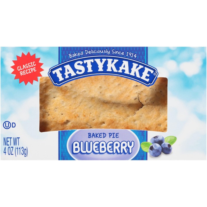 Tastykake® Blueberry Baked Pie 4 Oz. Box