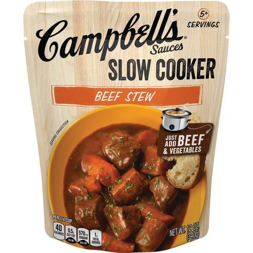 Campbell S Cooking Sauces  Hearty Beef Stew  12 Oz Pouch