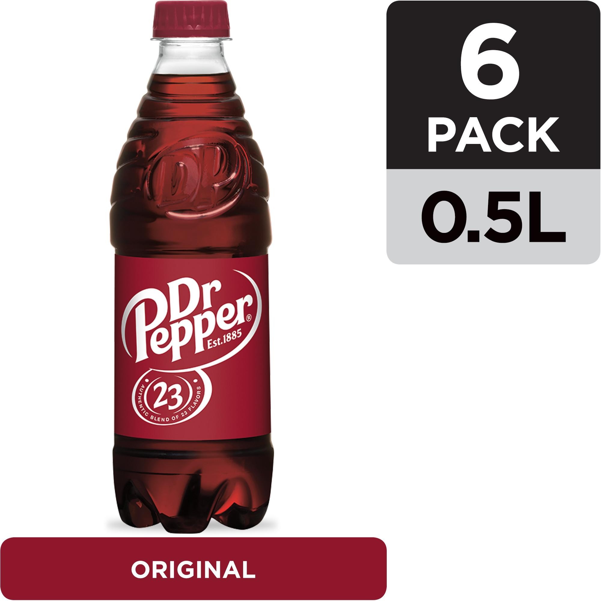 Dr. Pepper Soda - 16.9 Oz X 6 Pack