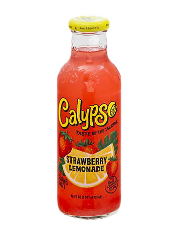 Calypso Strawberry Lemonade Glass Bottle