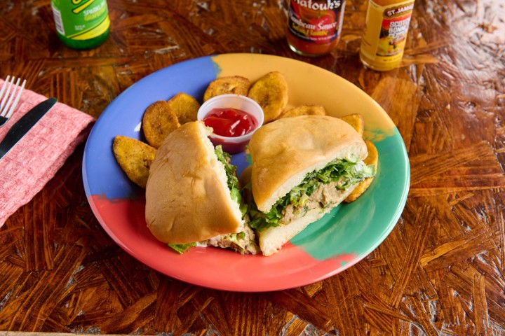 Jerk Chicken Salad Sandwich