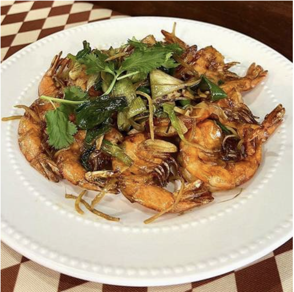 Shrimp w. Ginger & Scallion 姜葱虾