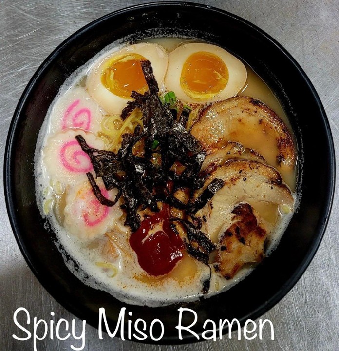 Spicy Miso Ramen (Pork Broth)