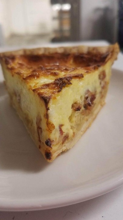 Quiche with Soup or Salad