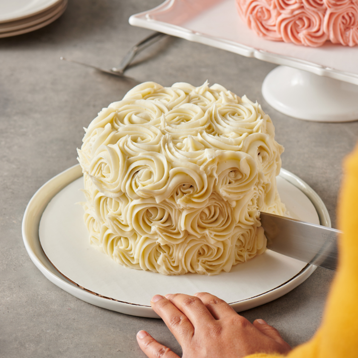 6” Rosette Wedding Cake
