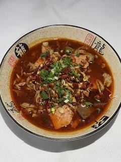 C9毛血旺 Boiled Blood Curd in Chili Sauce