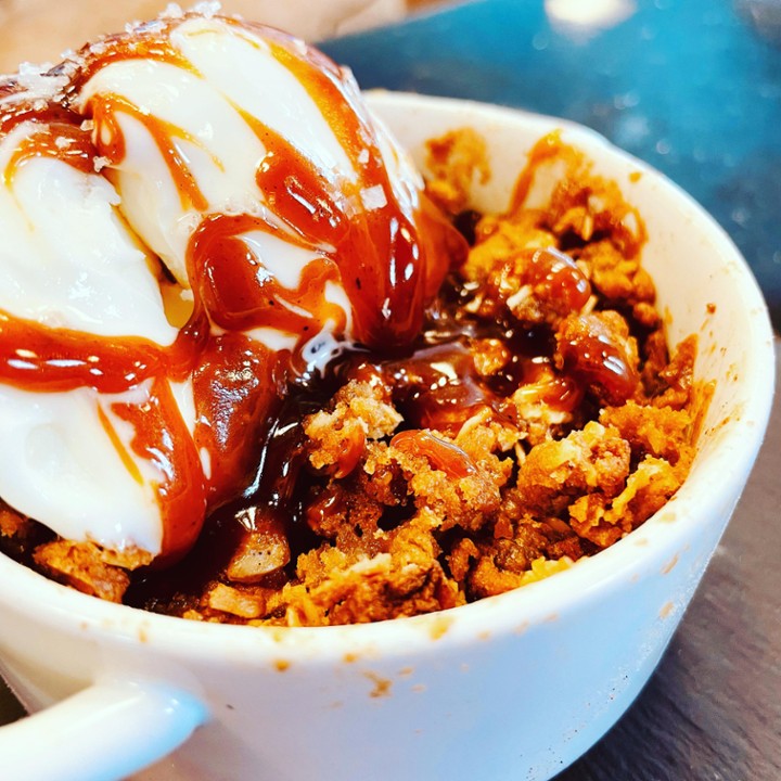 Apple crisp caramel