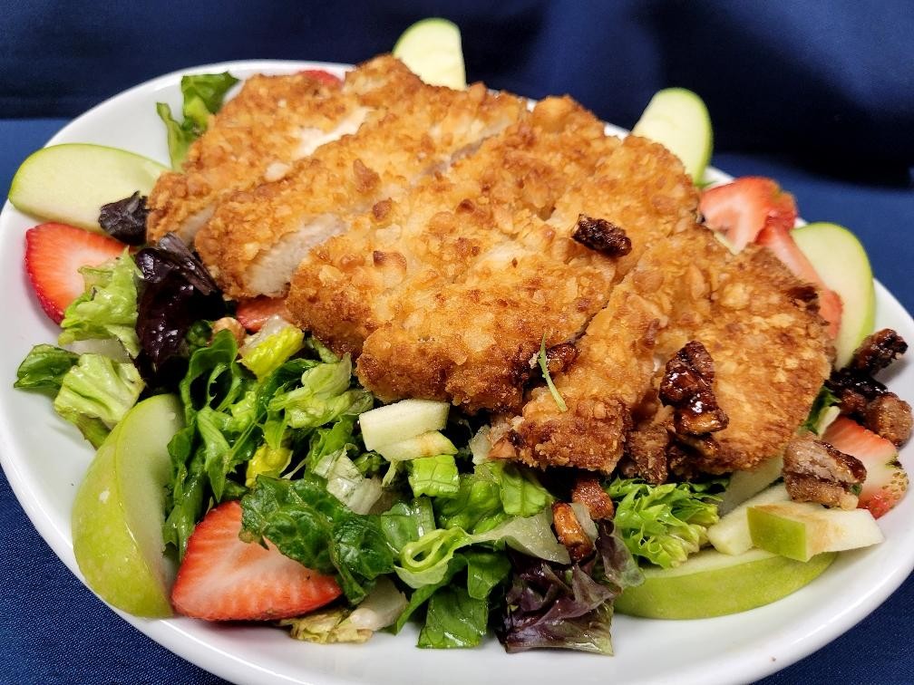 Southern Style Macadamia Encrusted Chicken Salad