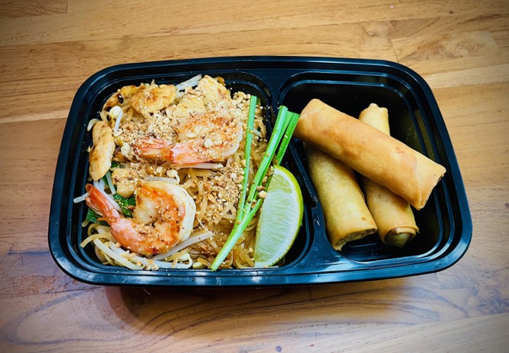 Pad Thai & Spring Roll Box