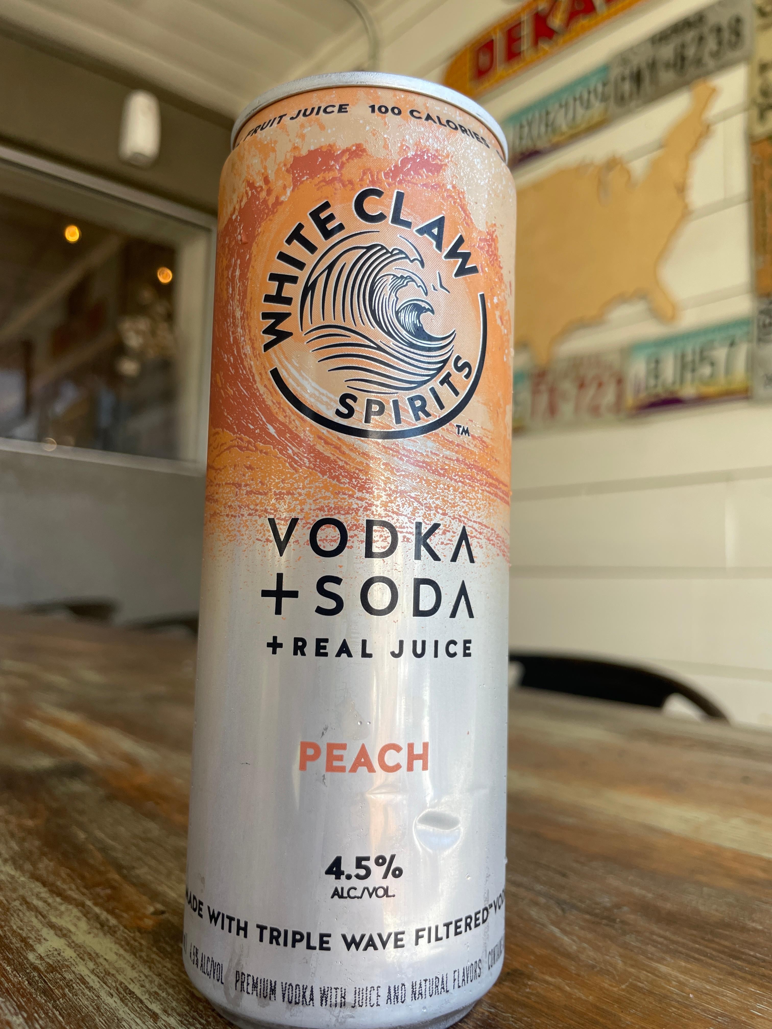 White Claw Vodka Peach