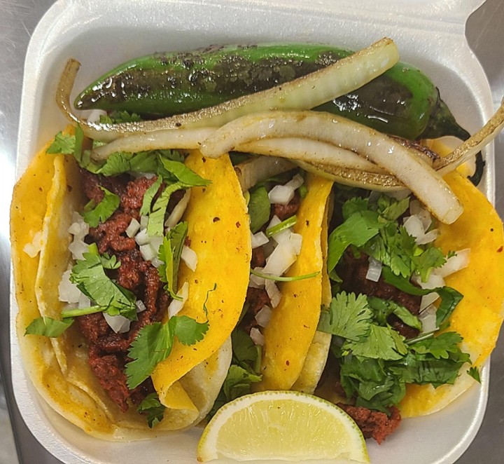 mexican sausage tacos/ tacos de chorizo