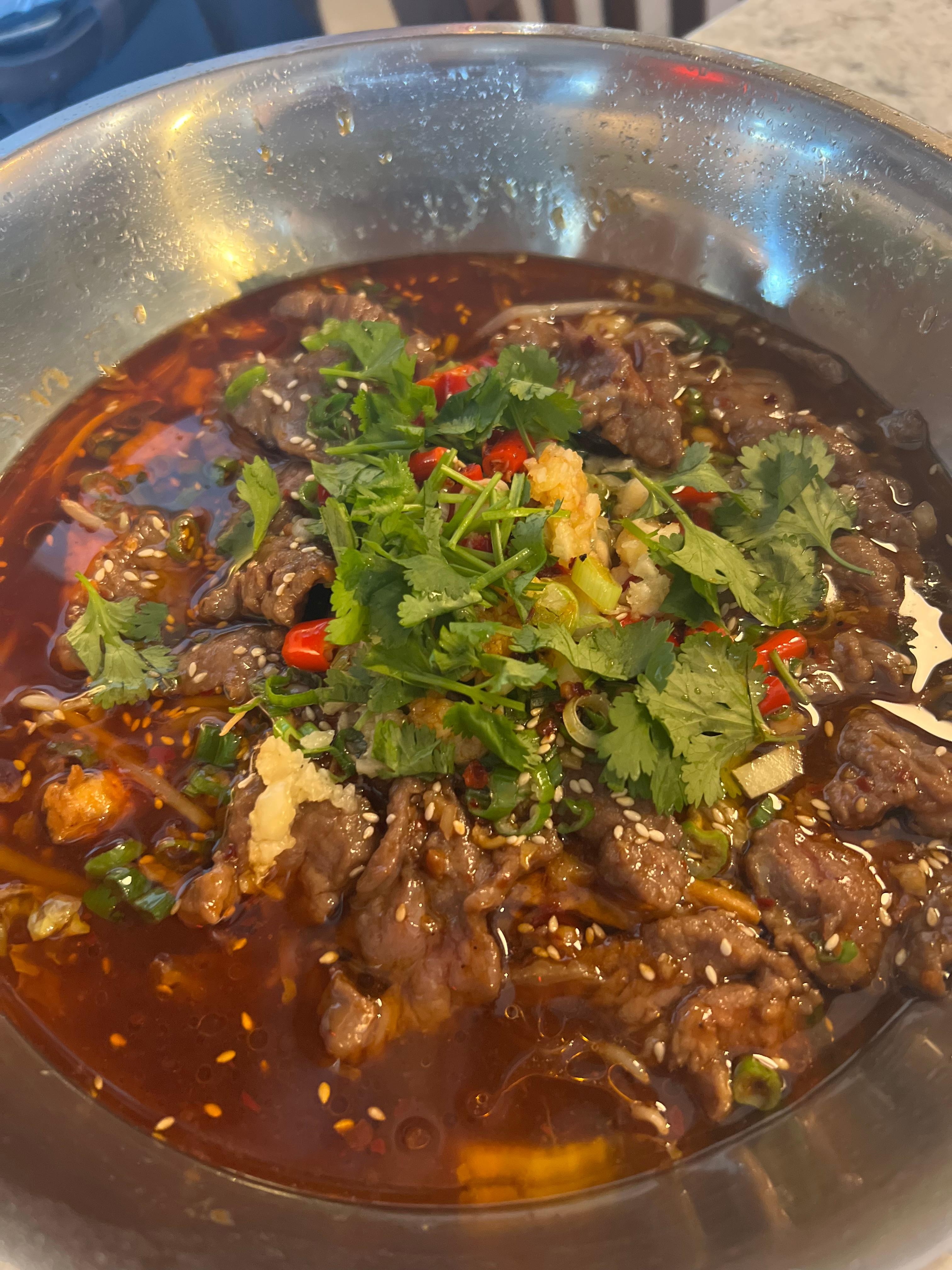 Sliced Beef in Chili Oil