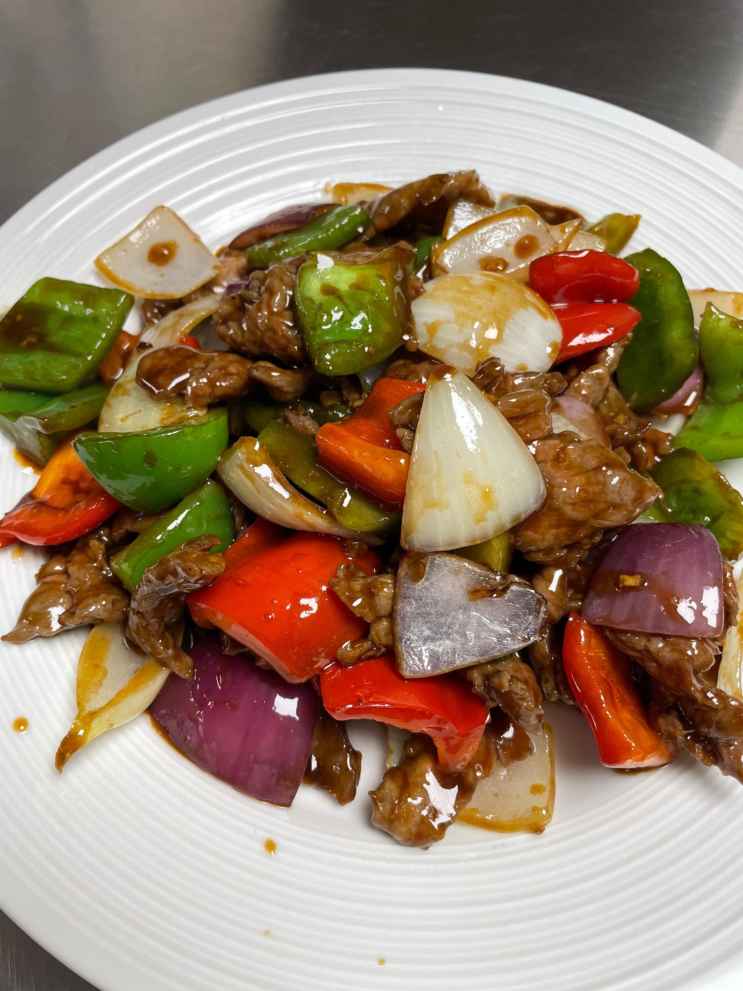 Beef with Pepper & Onion