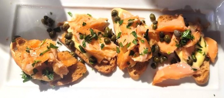 Salmon Crostini